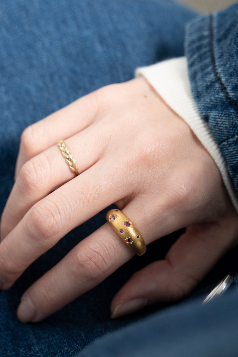 bohem × patchouli written in the stars collection ruby mix ring C