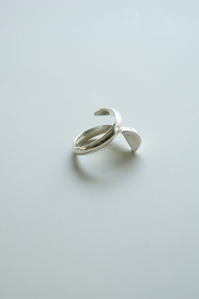 POLYTERON T-pin ring /Silver