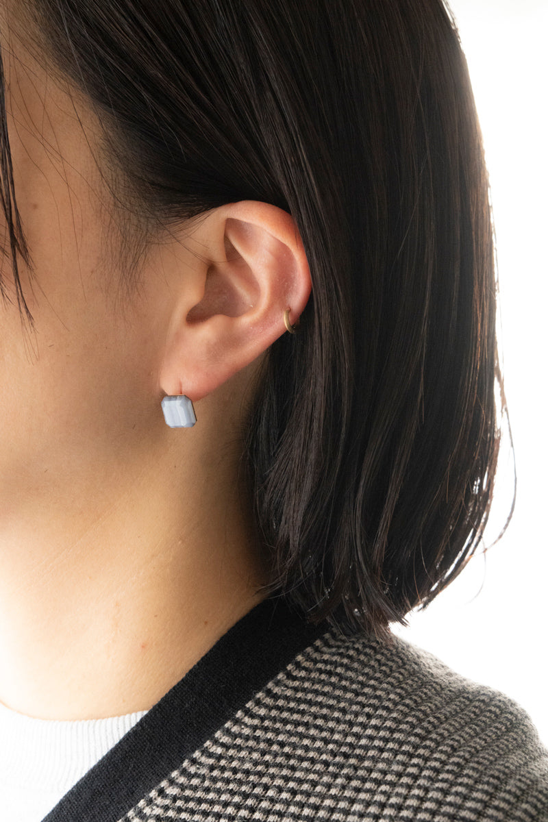 simmon Doublet stud pierced earring /K10