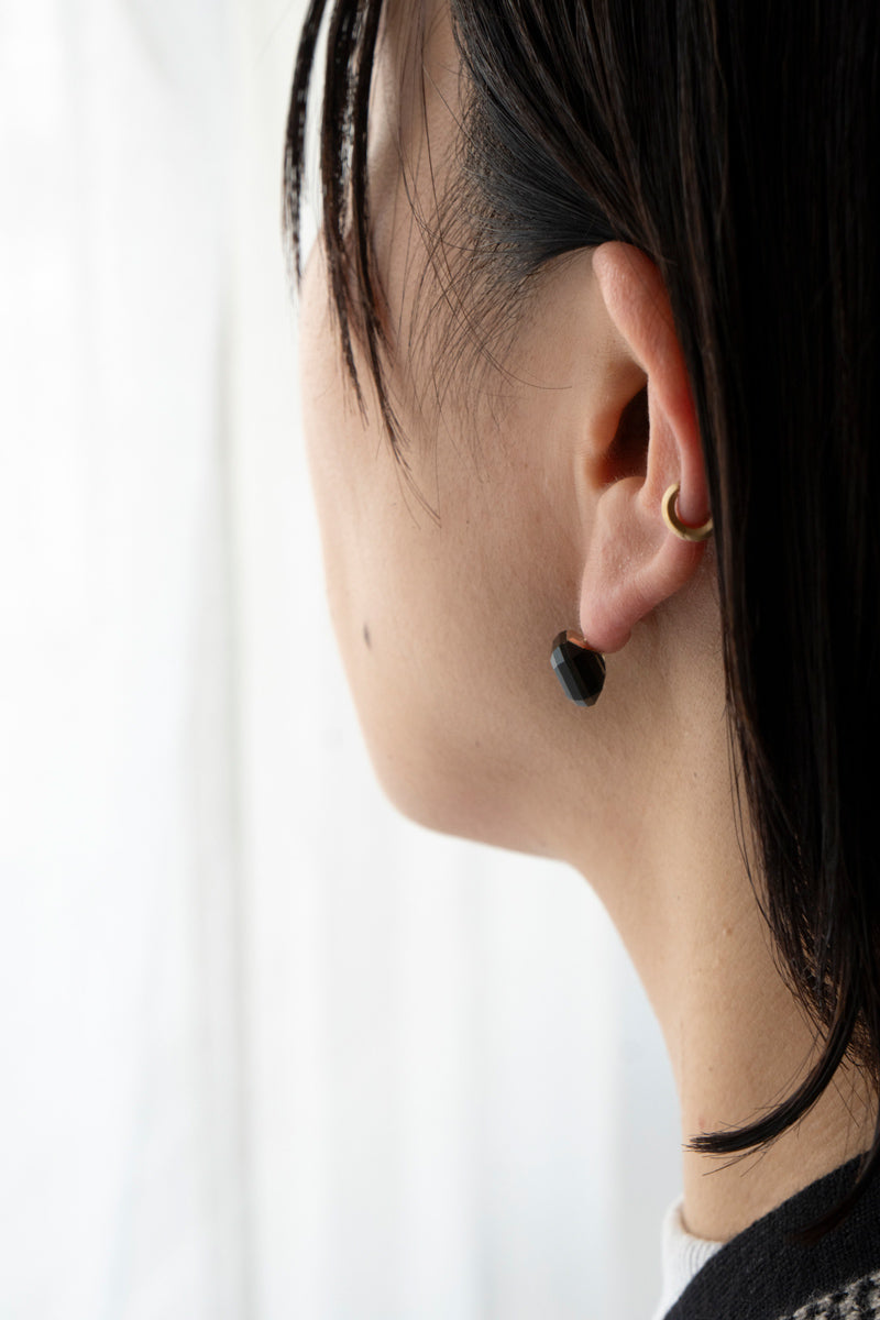 simmon Doublet stud pierced earrings /K10