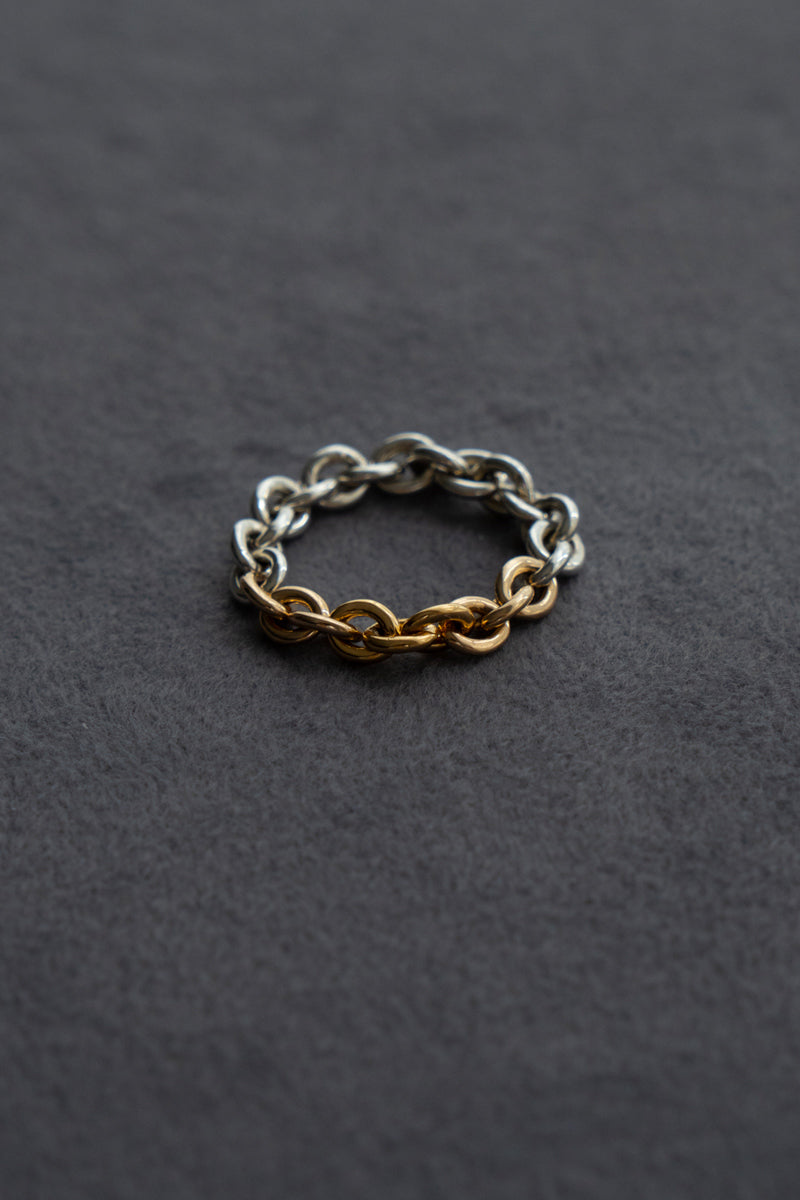 simmon Aurora Chain Ring /SV&K10&K18