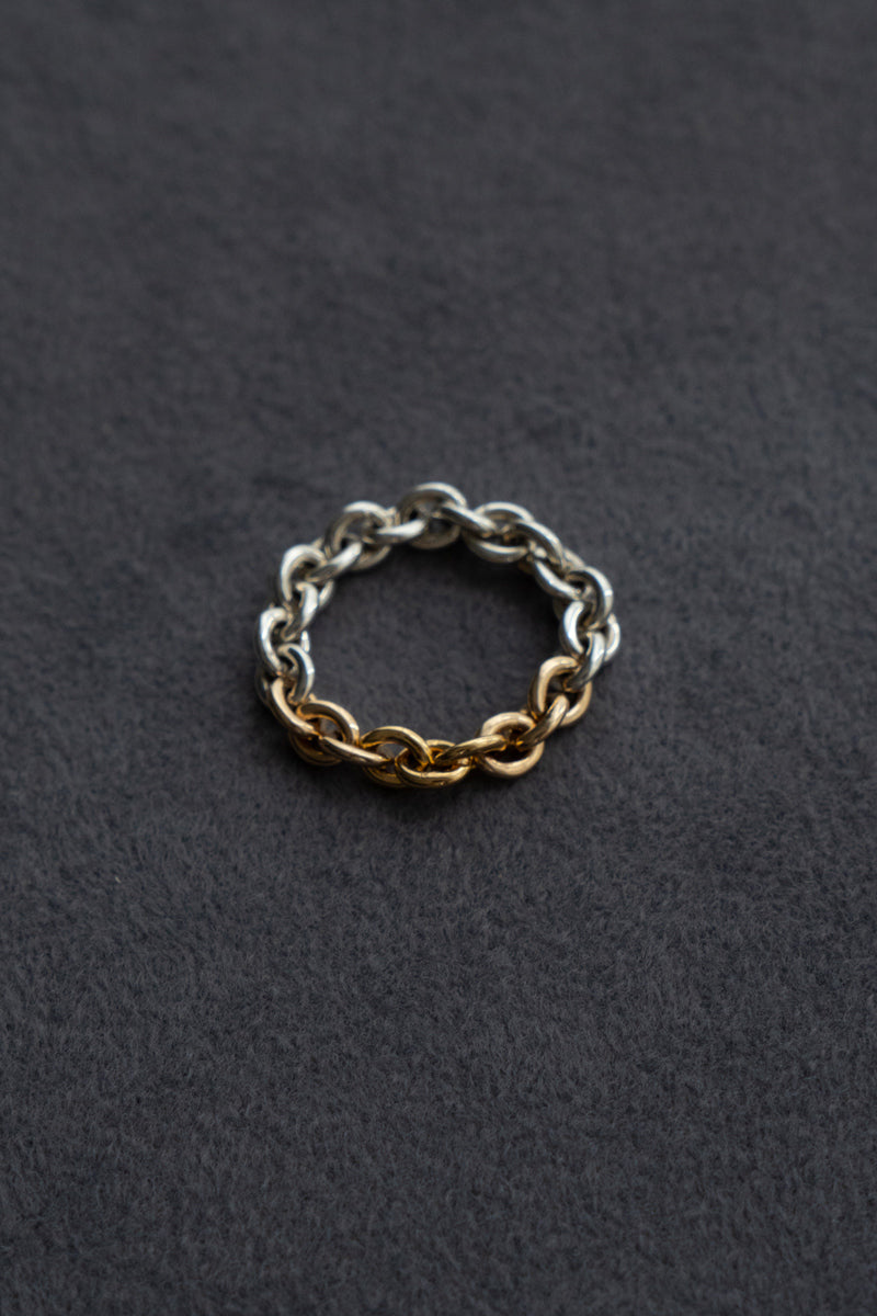 simmon Aurora Chain Ring /SV&K10&K18