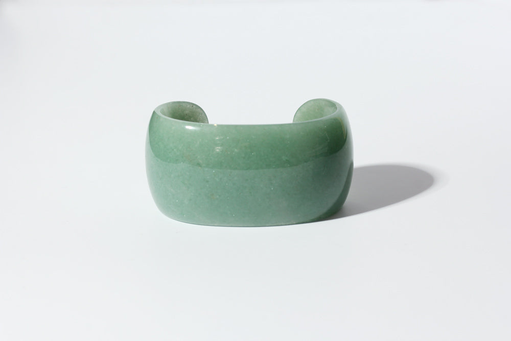 SASAI グリーンアベンチュリン STONE Cuff バングル