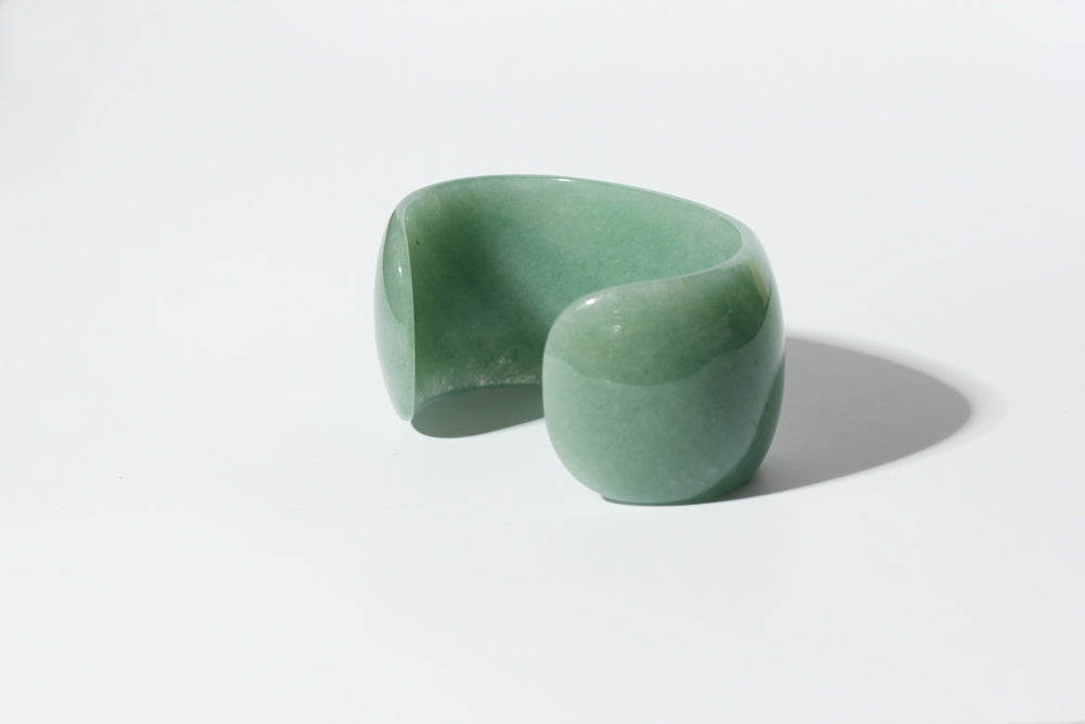SASAI グリーンアベンチュリン STONE Cuff バングル