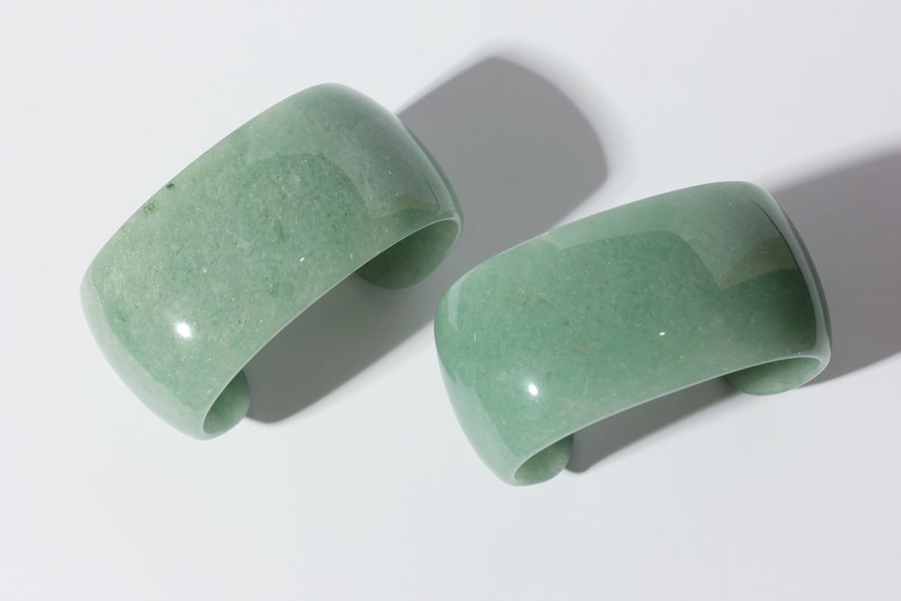 SASAI グリーンアベンチュリン STONE Cuff バングル