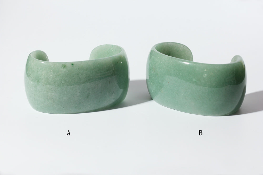 SASAI グリーンアベンチュリン STONE Cuff バングル
