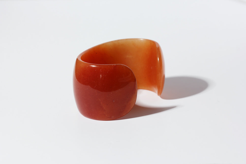 SASAI レッドアベンチュリン STONE Cuff バングル