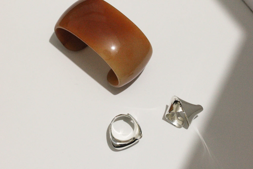 SASAI レッドアベンチュリン STONE Cuff バングル