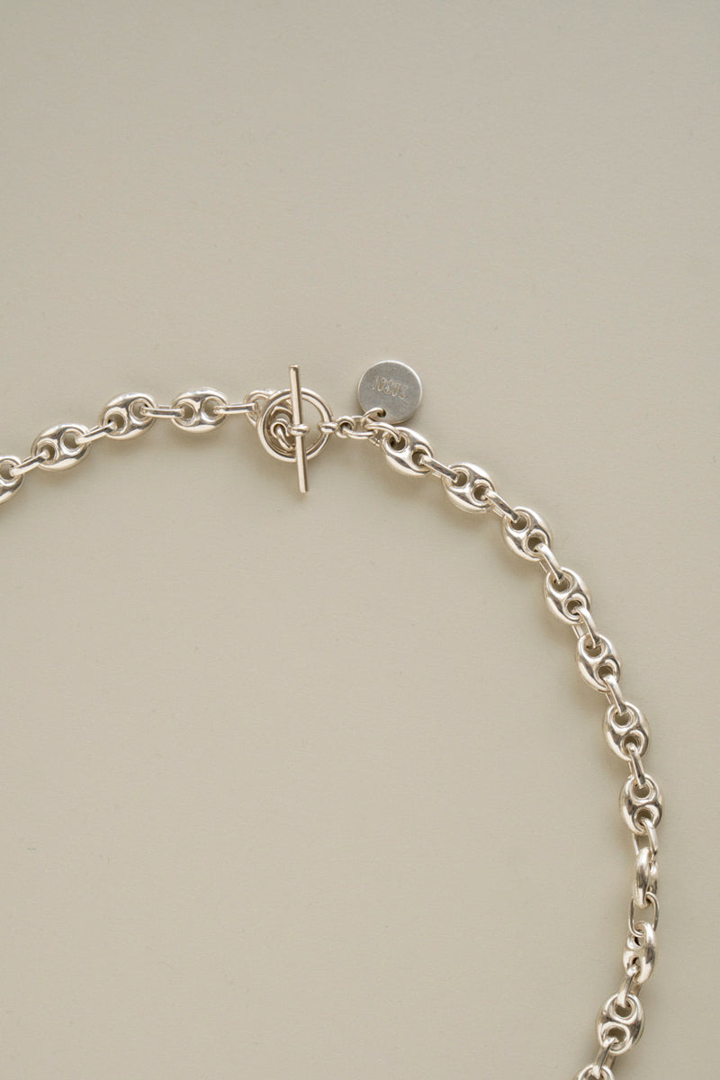 SASAI PROXY chain & aventurine necklace /silver