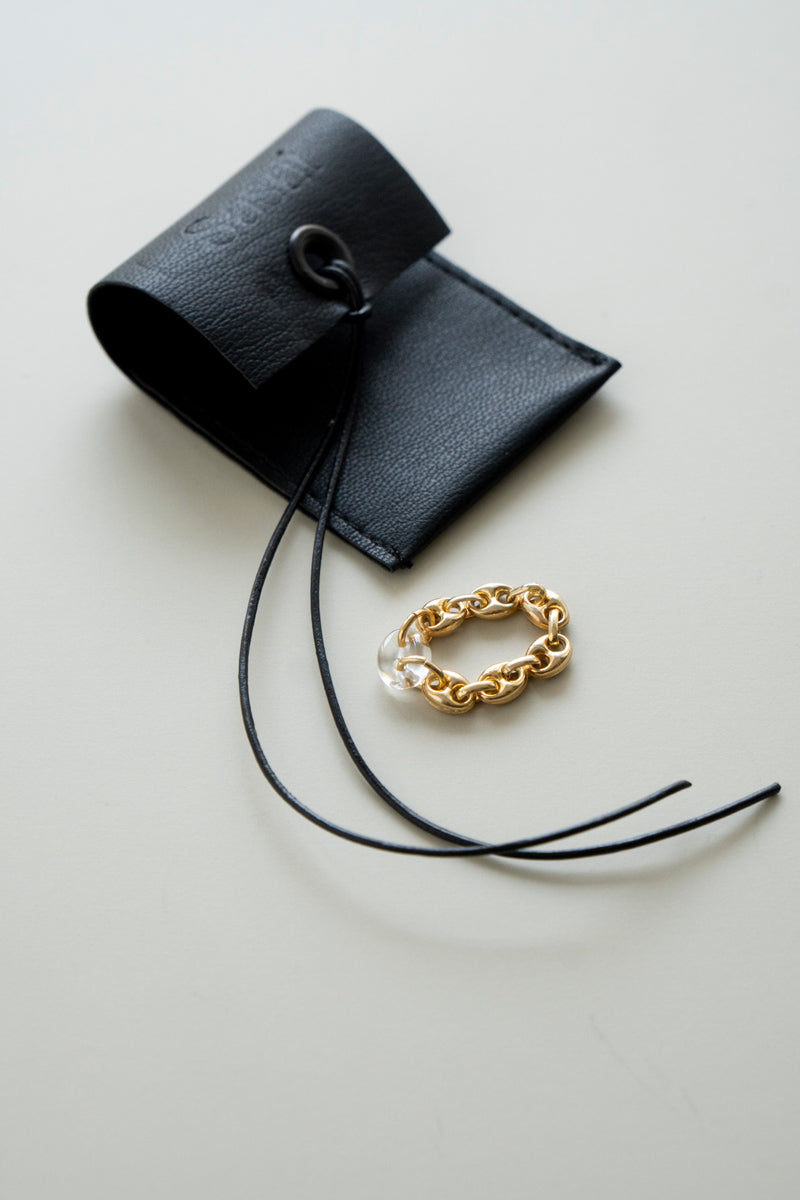 SASAI PROXY chain & crystal ring