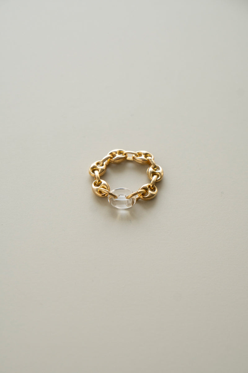 SASAI PROXY chain & crystal ring