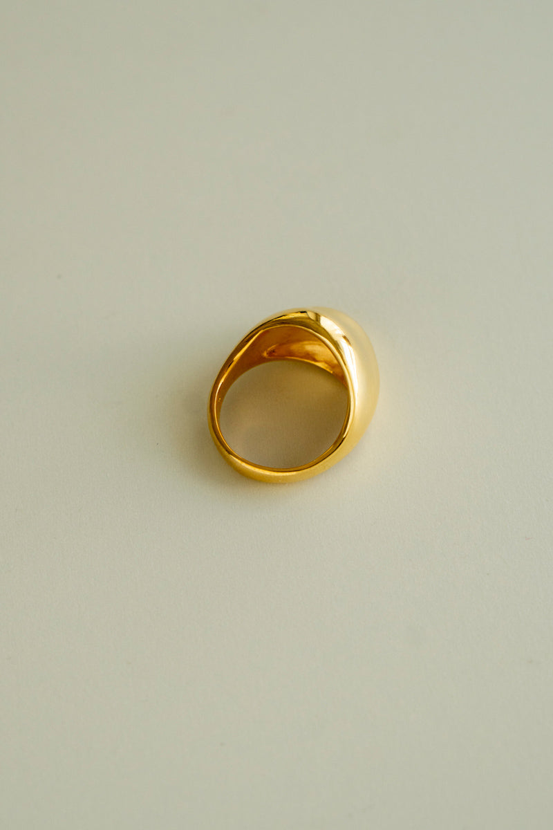 SASAI Bulge wide Ring/brass