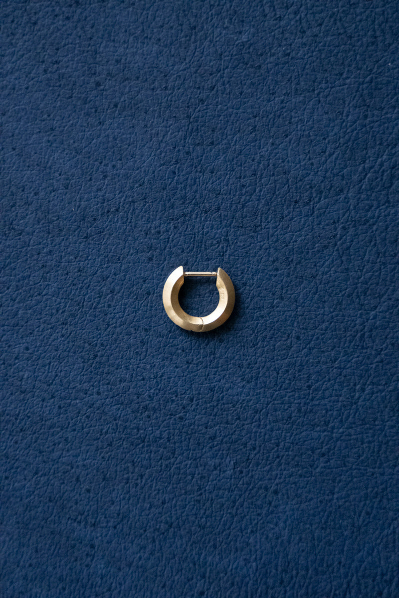 simmon Seta Shape Round Pierced earring M/K18