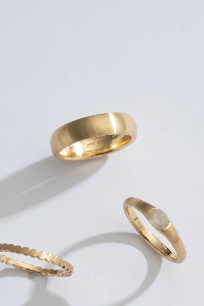 simmon HALF ROUND RING 5.2 /K18