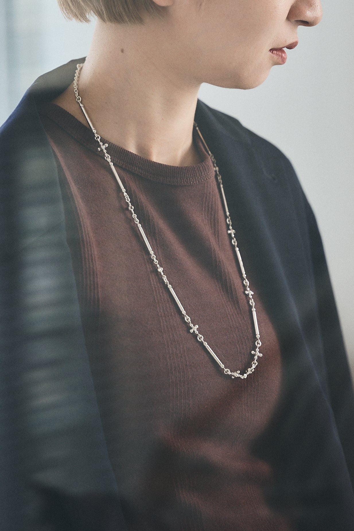 WAKAN SILVER SMITH Breastplate Necklace /Silver