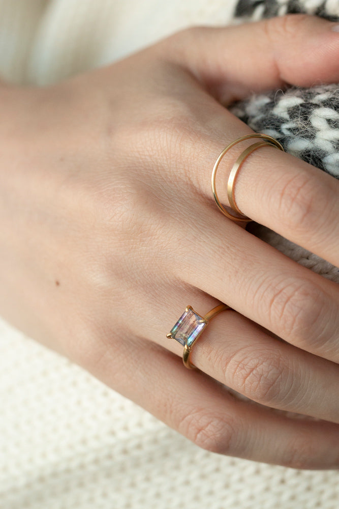 bohem One of a kind Fluorite ring フローライトリングS/K10