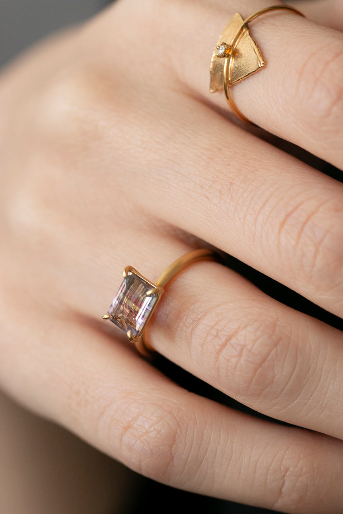 bohem One of a kind Fluorite ring フローライトリングS/K10
