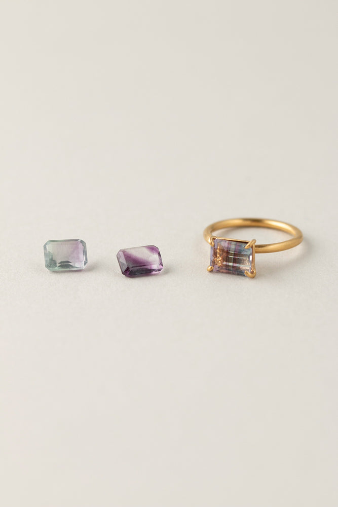 bohem One of a kind Fluorite ring フローライトリングS/K10