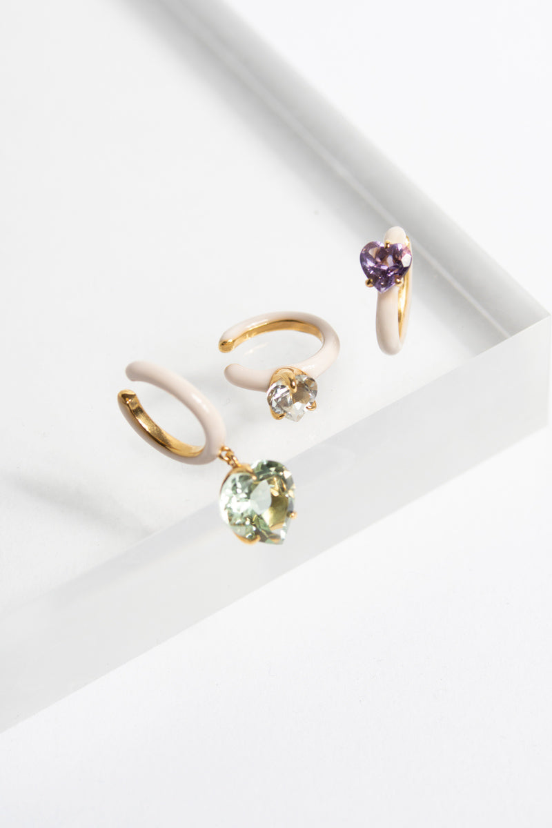 bohem Candy Ear cuff collection HEART mini