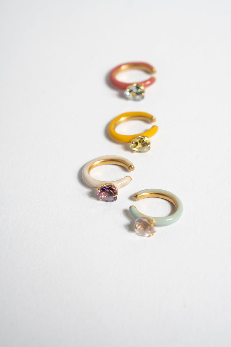 bohem Candy Ear cuff collection キャンディイヤカフ アメジスト HEART2 mini