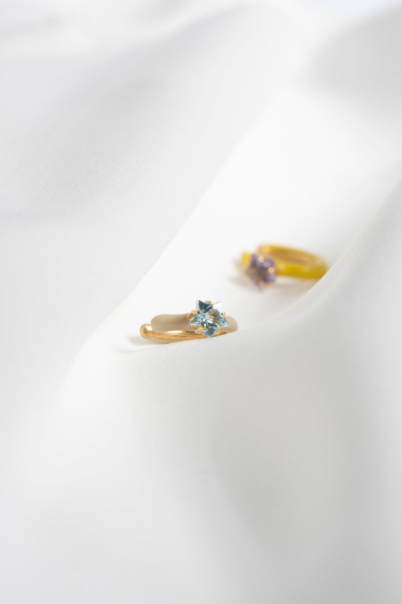 bohem Candy Ear cuff collection キャンディイヤカフ ブルートパーズ STAR mini