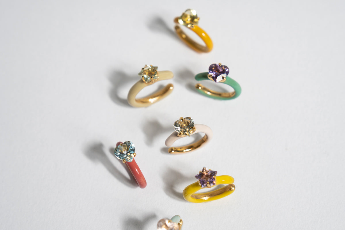 bohem Candy Ear cuff collection キャンディイヤカフ ブルートパーズ STAR mini