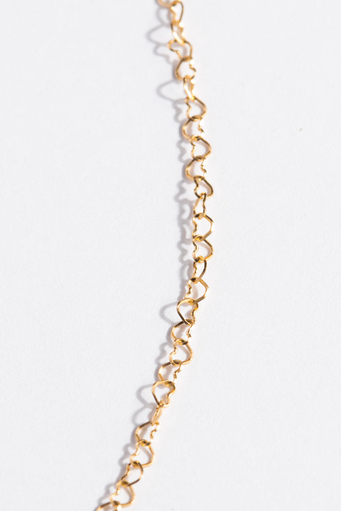 bohem Heart Chain Necklace /K10