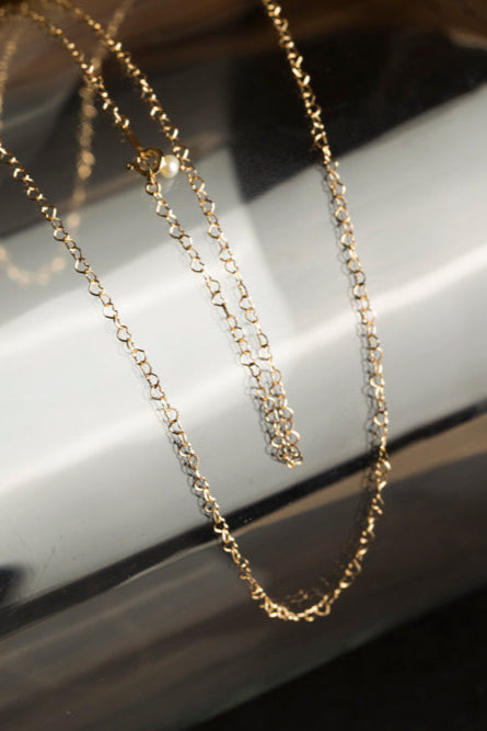 bohem Heart Chain Necklace /K10