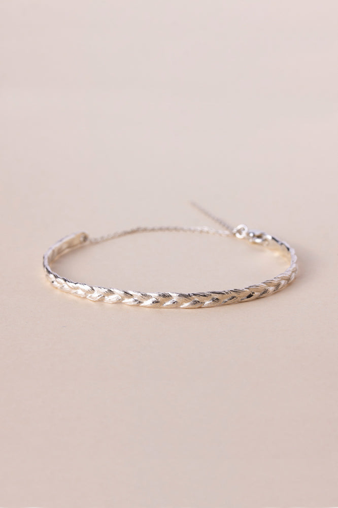 bohem braid collection bracelet /Silver