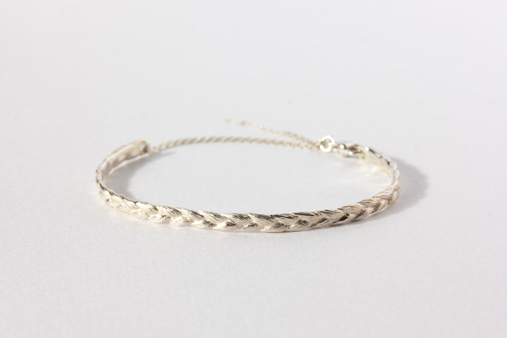 bohem braid collection bracelet /Silver