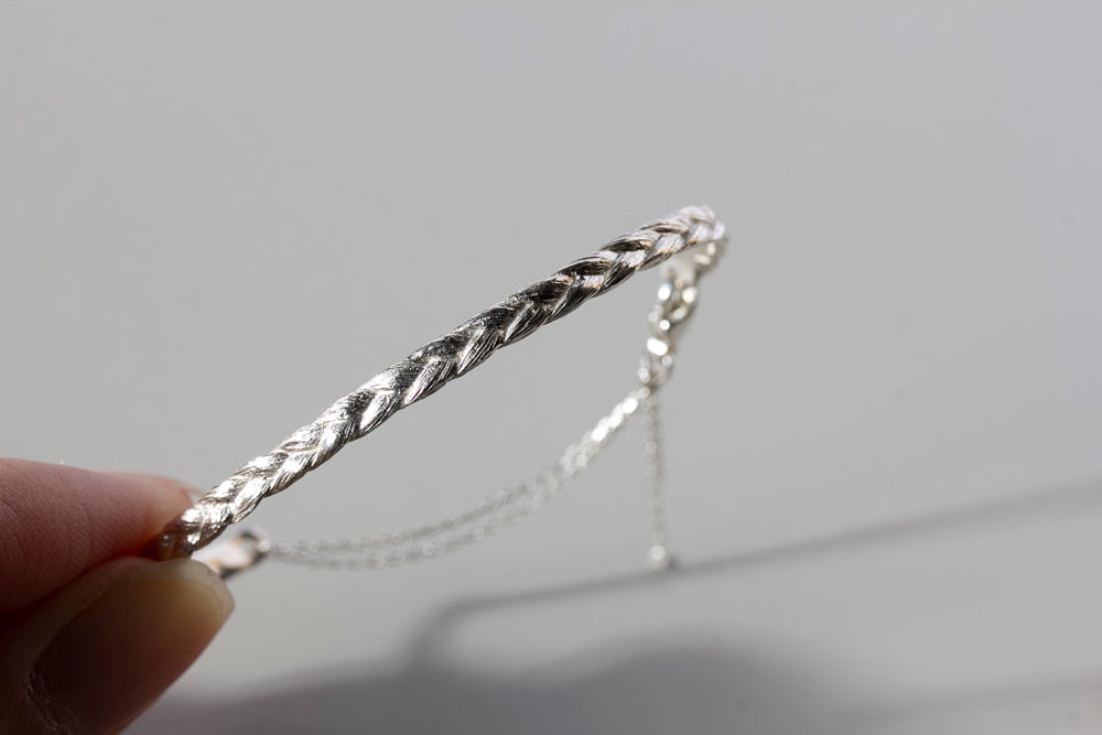 bohem braid collection bracelet /Silver