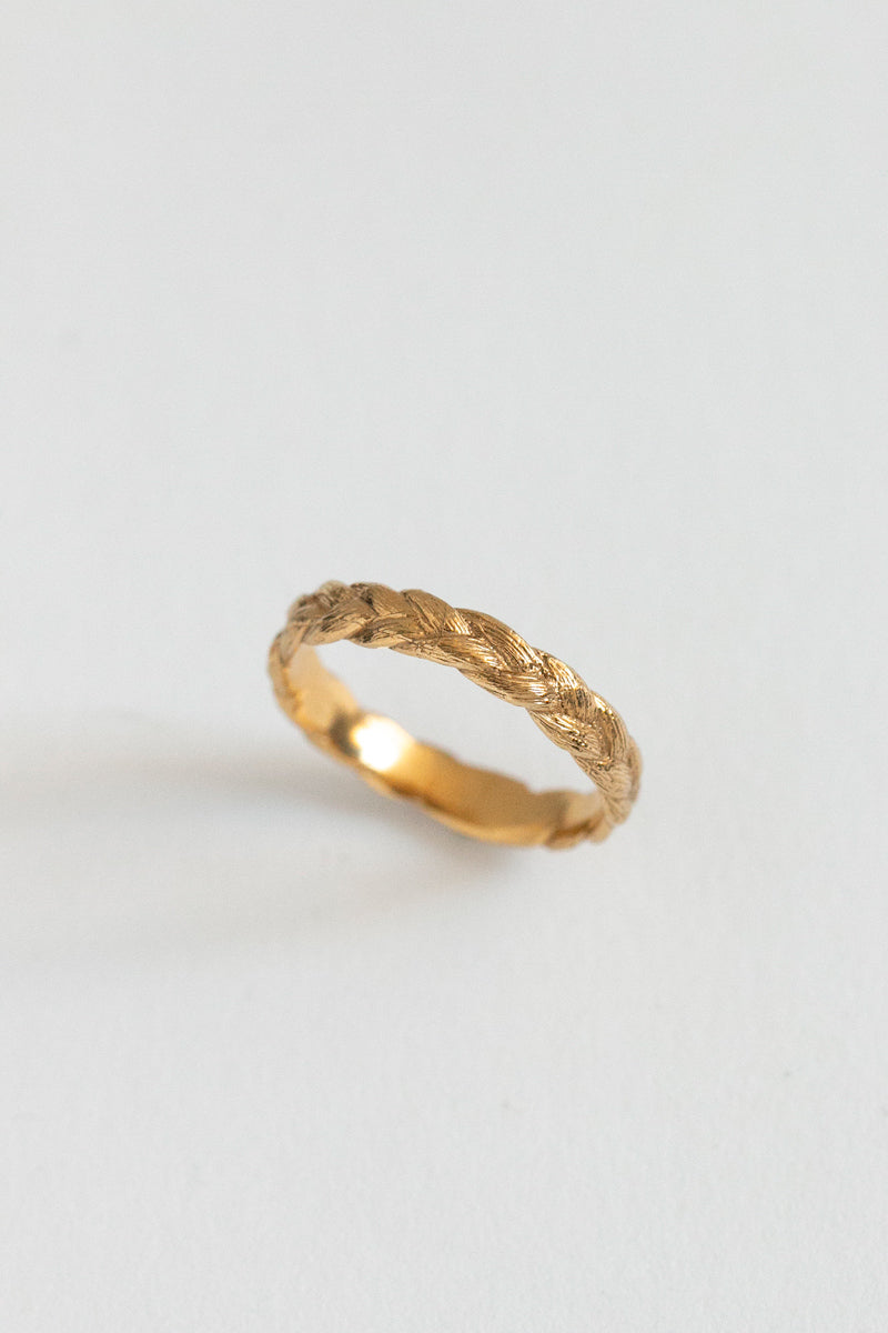 bohem Braid Collection Ring 3 /GD or K10