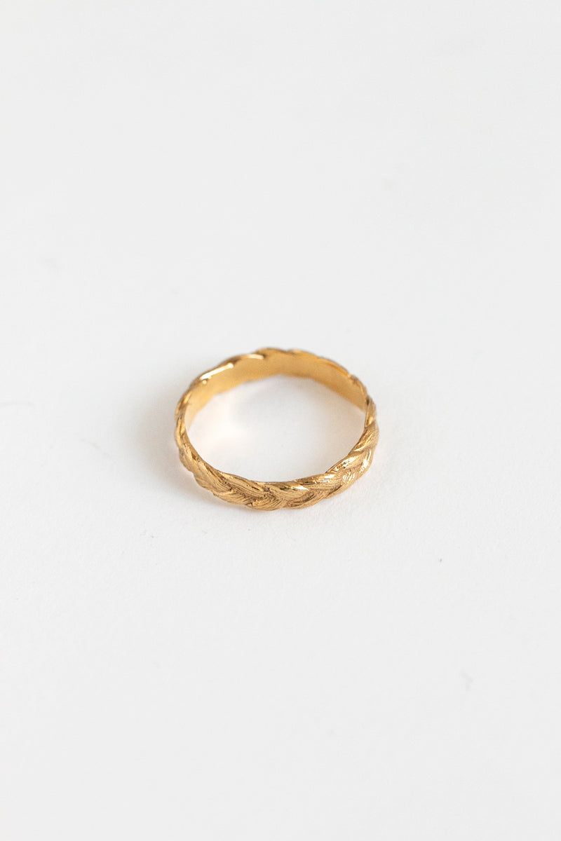 bohem Braid Collection Ring 3 /GD or K10