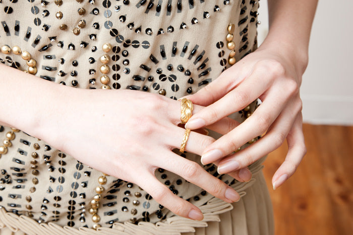 bohem Braid Collection Big Ring /GD or K10