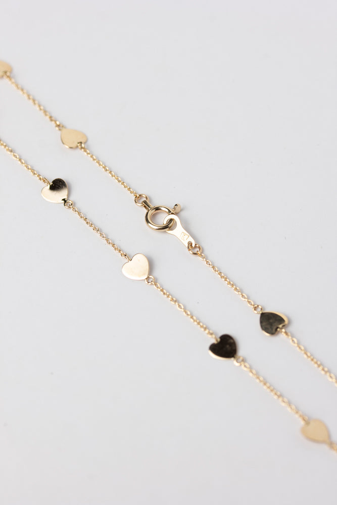 bohem Heart Loop×Loop Necklace Heart necklace A/K10