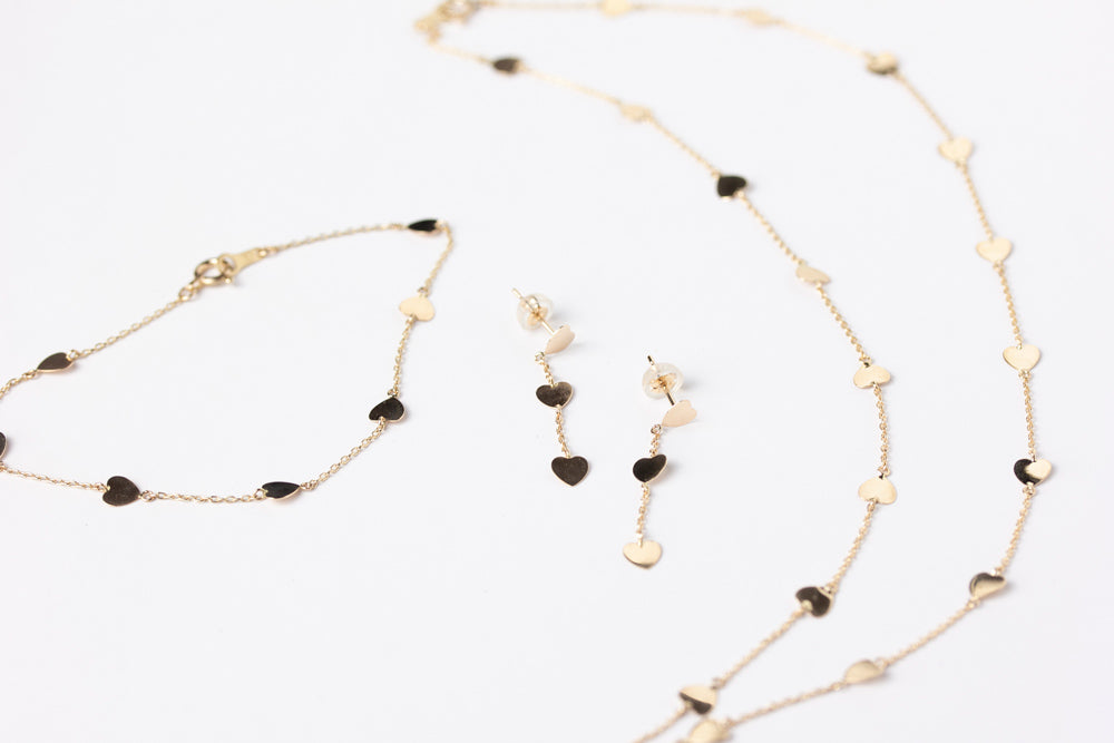 bohem Heart Loop×Loop Necklace Heart necklace A/K10