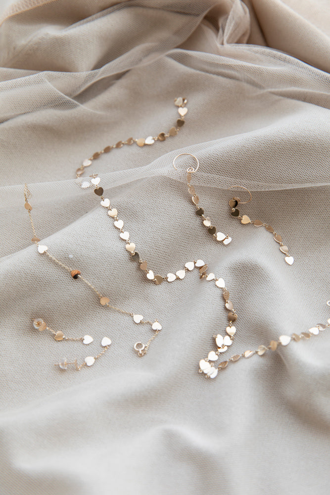 bohem Loop×Loop Heart Necklace B /K10