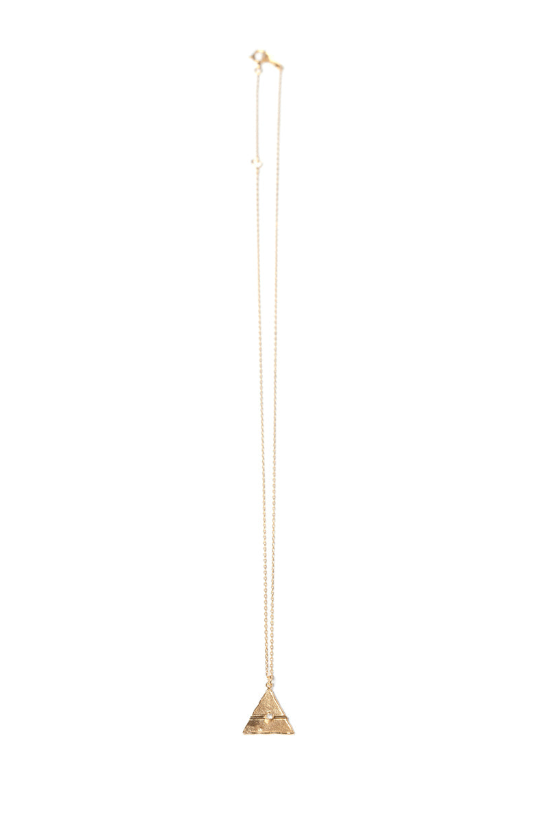 bohem mel collection Triangle diamond Necklace necklace/K10