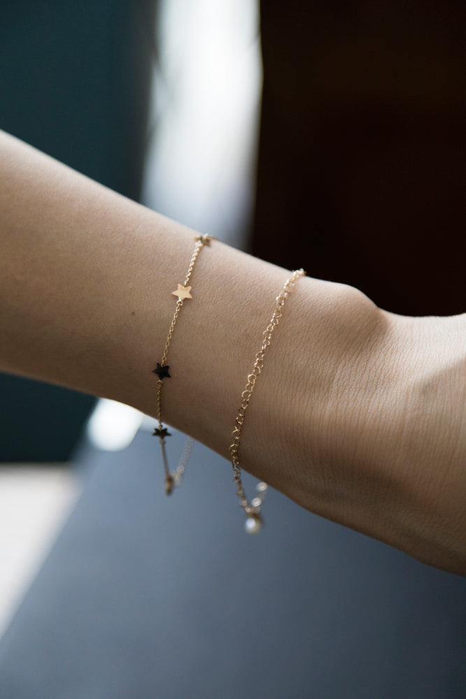 bohem,ボヘム,bohem アクセサリー,スター ブレスレット,星 ブレスレット,華奢 ブレスレット
