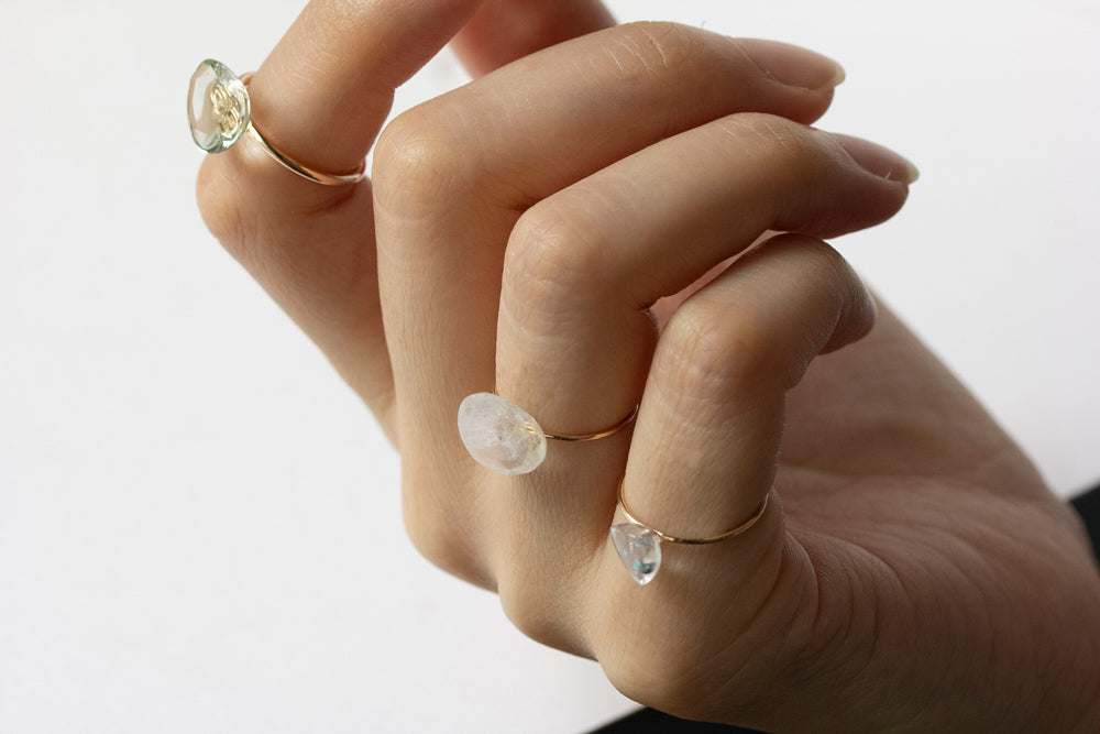 bohem Loose Stone Collection blue moon stoneBlue Moonstone Ring 2/K10