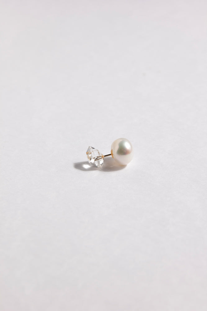 bohem Loose Stone Collection ハーキマークォーツピアス/K10