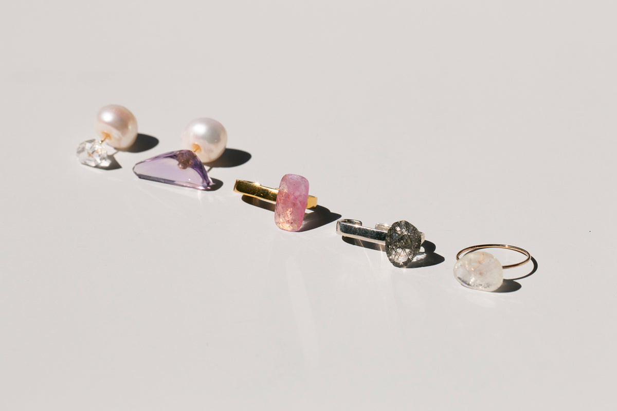 bohem Loose Stone Collection Amethyst Pierce /K10