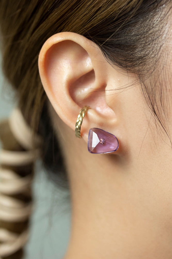 bohem Loose Stone Collection Amethyst Pierce /K10