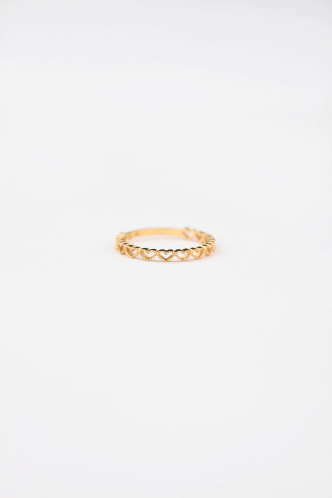 bohem Repeat collection Heart or Oval mini リング/K10