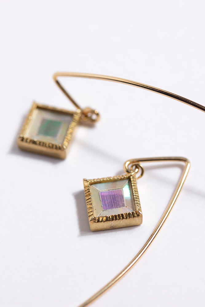 bohem Takaoka lacquerware × bohem mother-of-pearl earrings box
