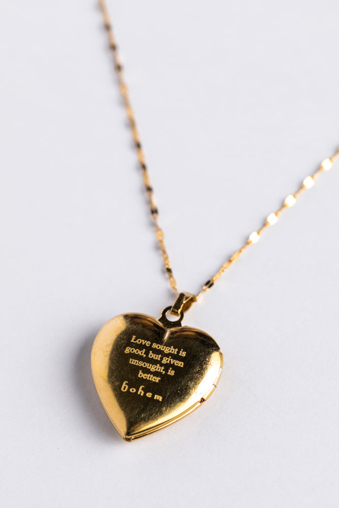 bohem Peace collection LOVEロケットペンダントネックレス