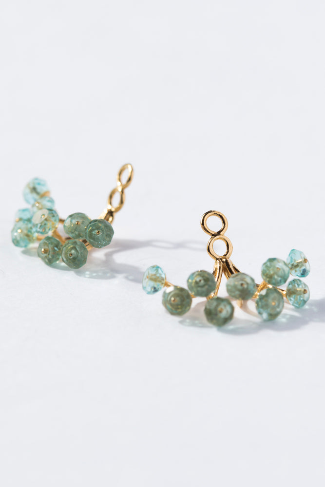 bohem fairy earrings Amethyst x apatite earrings & earrings/K10
