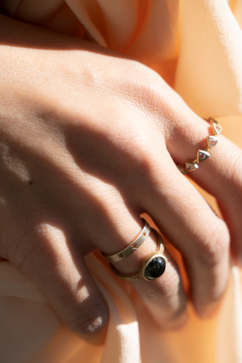 bohem Classic Star collection Openwork star ring /K10