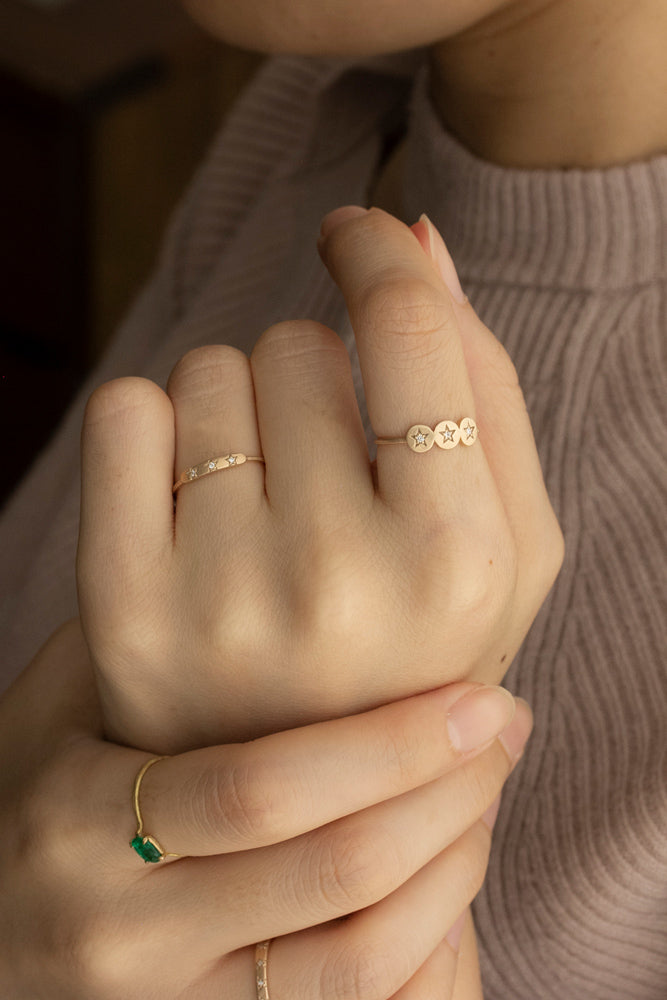 bohem Classic Star collection Round Sterling/K10