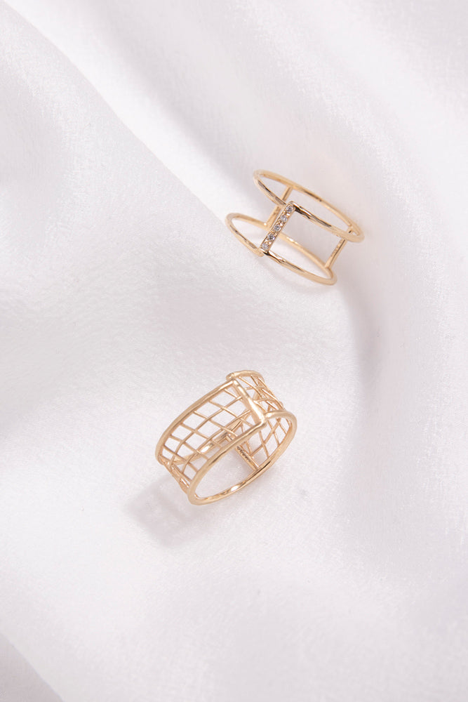 bohem Net Ring collection Net dialing/K10